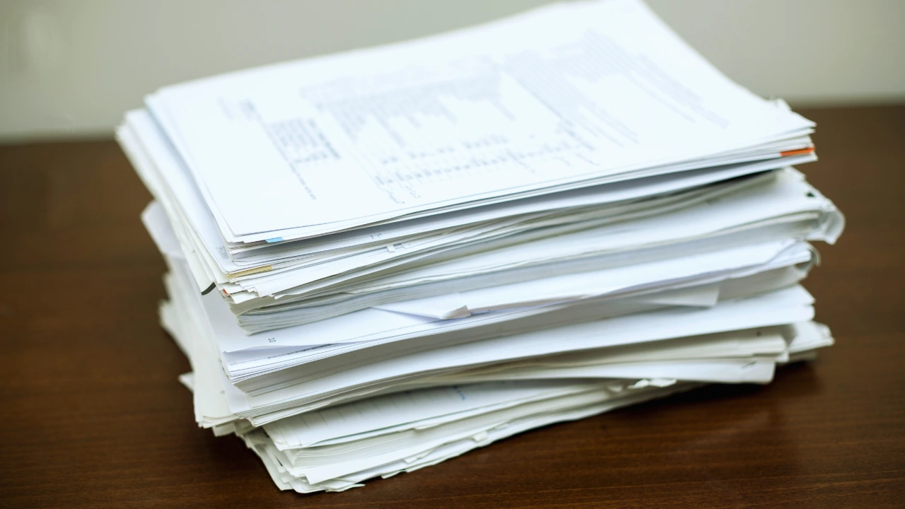 pile of papers